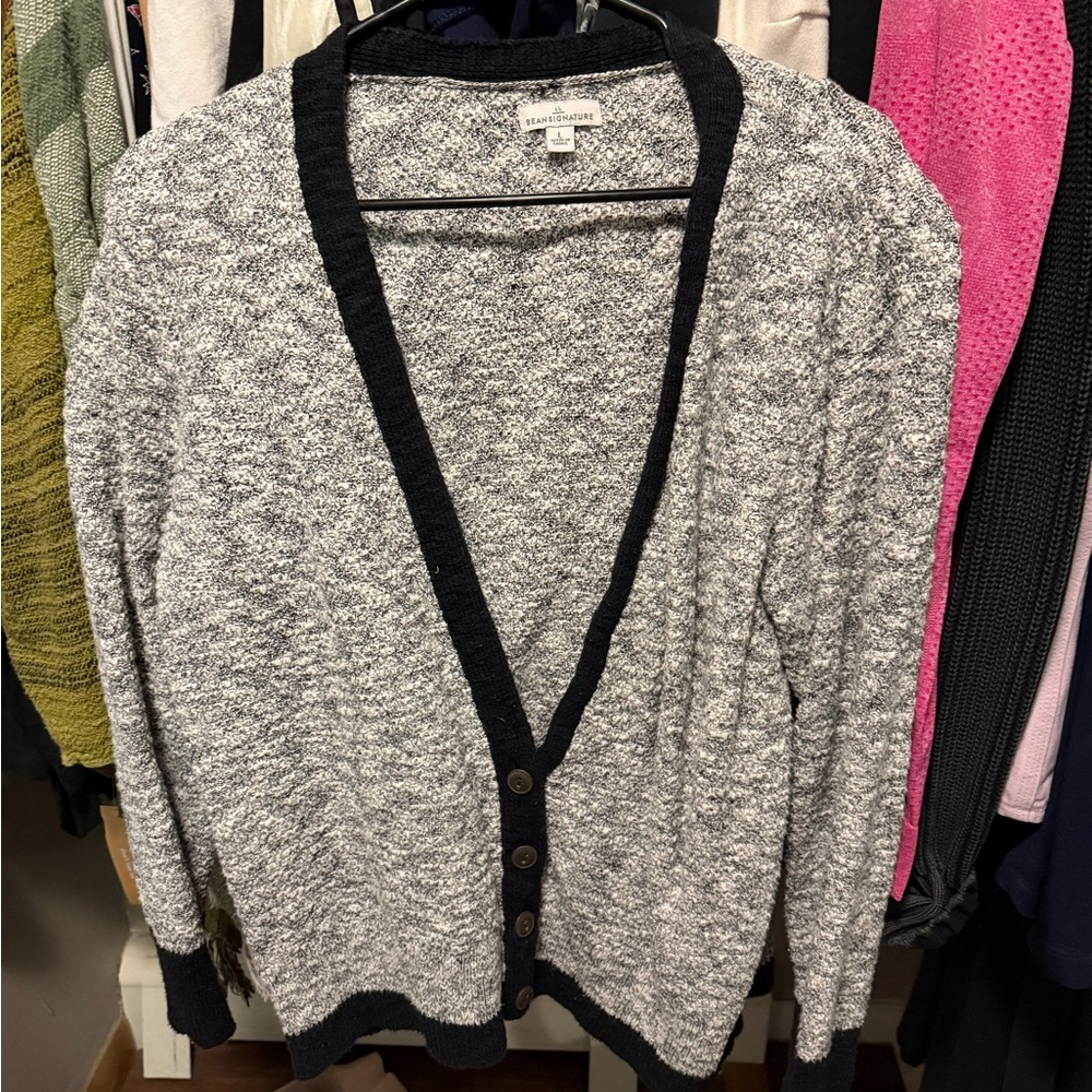 LL bean cardigan